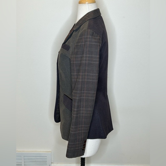 Sundance Riding Style Blazer Jacket with Leather Collar Women's S - Picture 5 of 8